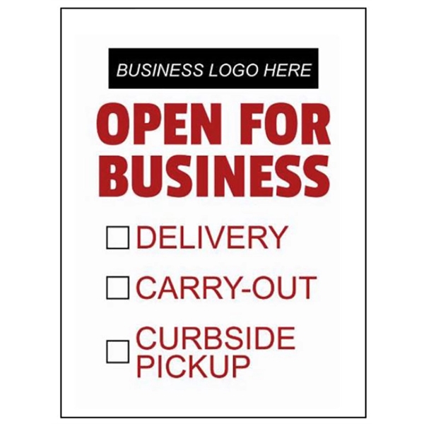 8" x 12" Color printed rigid coroplast signs.... from ASI 92531 Unique Custom Products / UCP