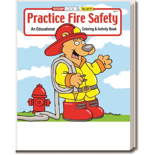 Practice Fire Safety educational coloring and activity book.... from ASI 45815 Coloring Book Solutions / Coloring Book Solutions™ LivRite
