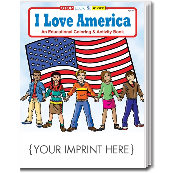I Love America everyday coloring and activity book.... from ASI 45815 Coloring Book Solutions / Coloring Book Solutions™