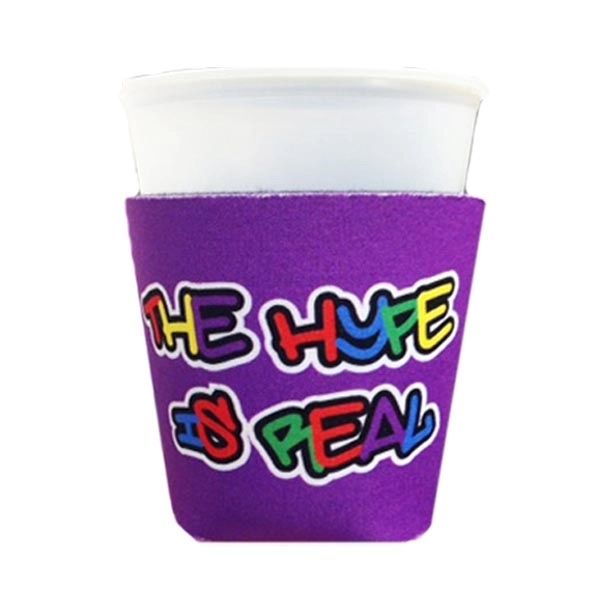 Premium Full Color Dye Sublimated Collapsible Foam 12oz Solo-Style Cup Insulator.... from ASI 63009 J I T Manufacturing Inc / Just in Time JIT Promo