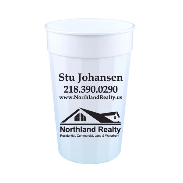 22oz Fluted Stadium Cup... from ASI 63009 J I T Manufacturing Inc / Just in Time JIT Promo