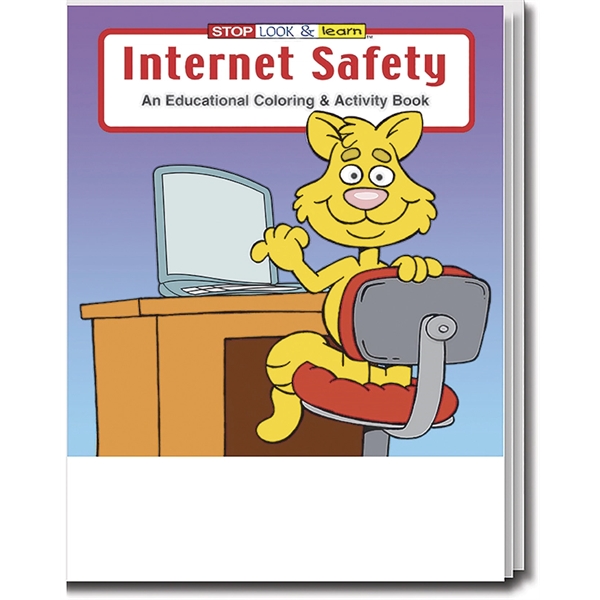 COLORING BOOK SET: Internet Safety education coloring and activity book fun... from ASI 45815 Coloring Book Solutions / Coloring Book Solutions™