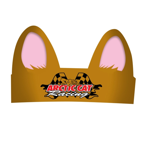 Kitten Headband made of 14 pt high density white paper board.... from ASI 67620 Lion Circle Corp
