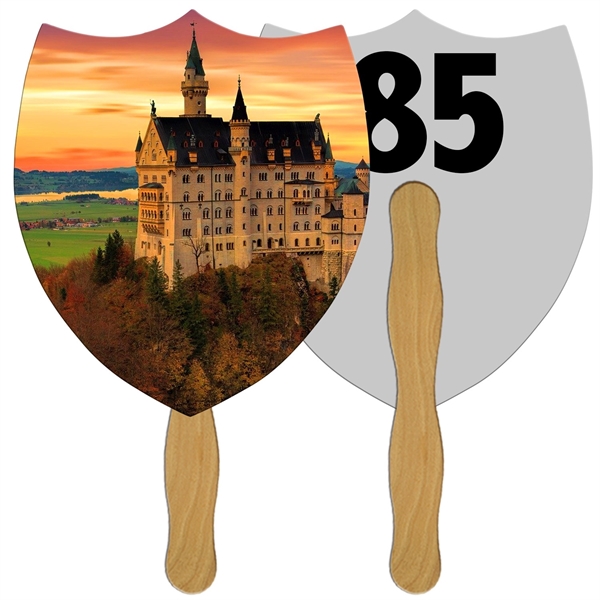 Auction fan/paddle with consecutive numbering included on 1 side and you... from ASI 67620 Lion Circle Corp