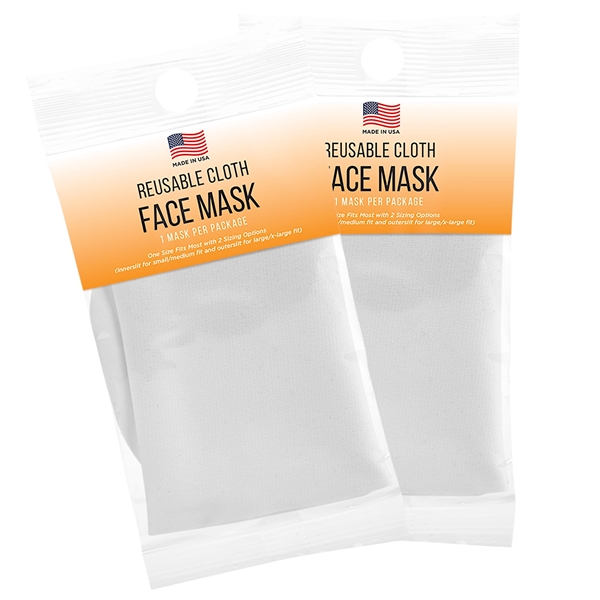 USA-made double-knit face masks with moisture-wicking properties and two ear holes.... from ASI 44900 NC Custom (CI/Lanco) / Lanco