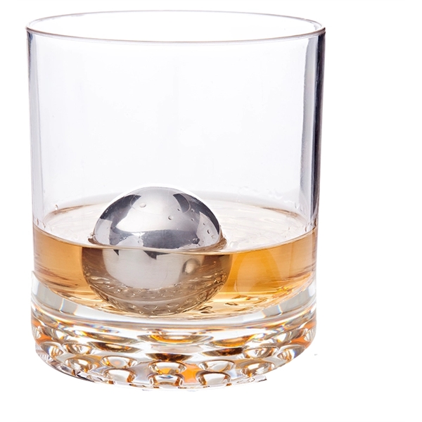1 3/8" round ice cube made of stainless steel for dilution-free... from ASI 55450 Franmara Inc