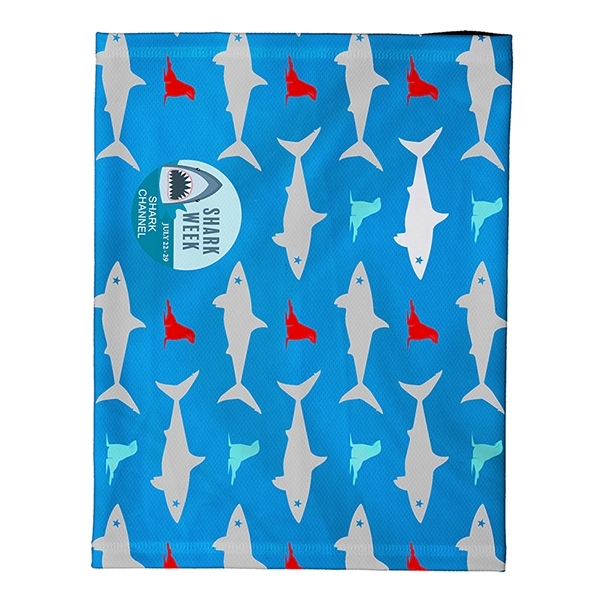 10" x 13" 170GSM microfiber polyester Fandana™ multi-use cooling garment.... from ASI 62660 Innovation Line