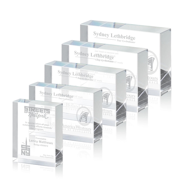 The York Award features a clear cut Optical Crystal rectangle.... from ASI 84592 St Regis Group / St Regis