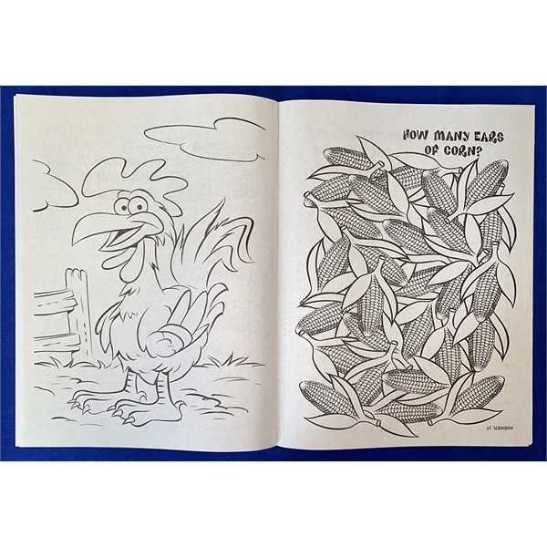 Animals on the Farm everyday coloring and activity book.... from ASI 45815 Coloring Book Solutions / Coloring Book Solutions™