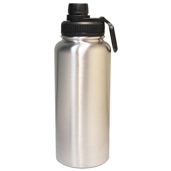 32 Oz. Stainless steel vacuum bottle with twist-on lid/spout... from ASI 36988 Artek USA Inc