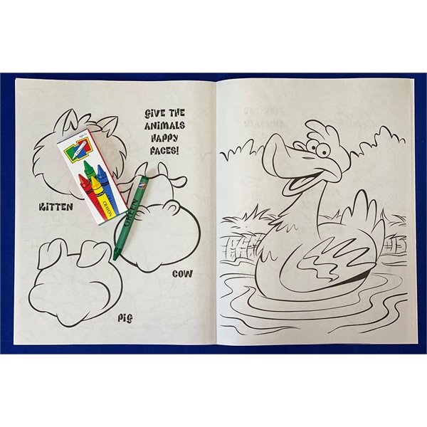 Animals on the Farm everyday coloring and activity book fun pack.... from ASI 45815 Coloring Book Solutions / Coloring Book Solutions™