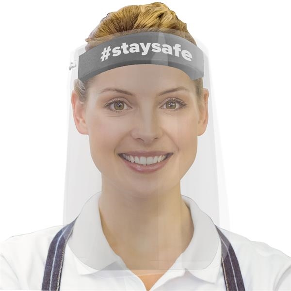 Face Shield. Great For Retail, Food Service And Office. Reusable Promo... from ASI 55990 Garyline