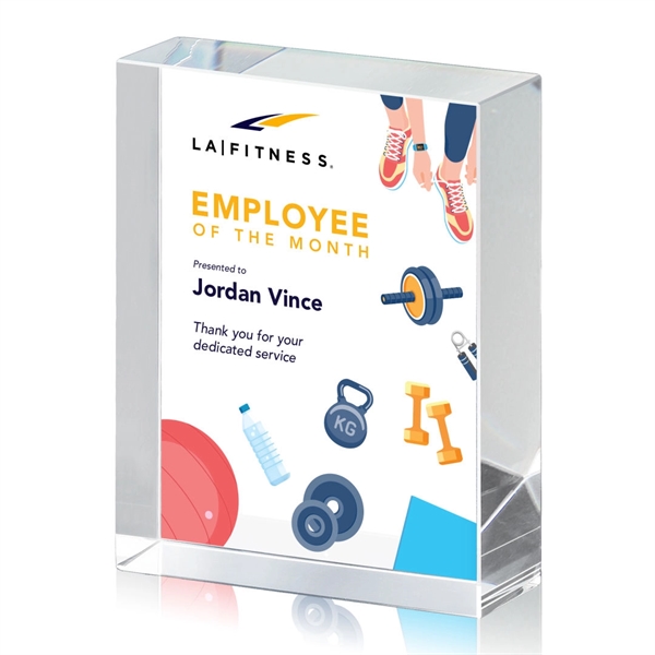 The York Award features a clear cut Optical Crystal rectangle. Let... from ASI 84592 St Regis Group / St Regis