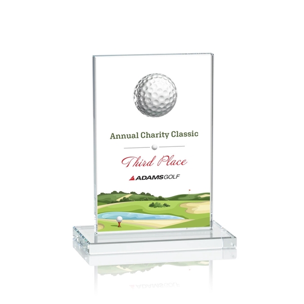 Contemporary Golf award includes a 3D Crystal Golf Ball on a... from ASI 84592 St Regis Group / St Regis