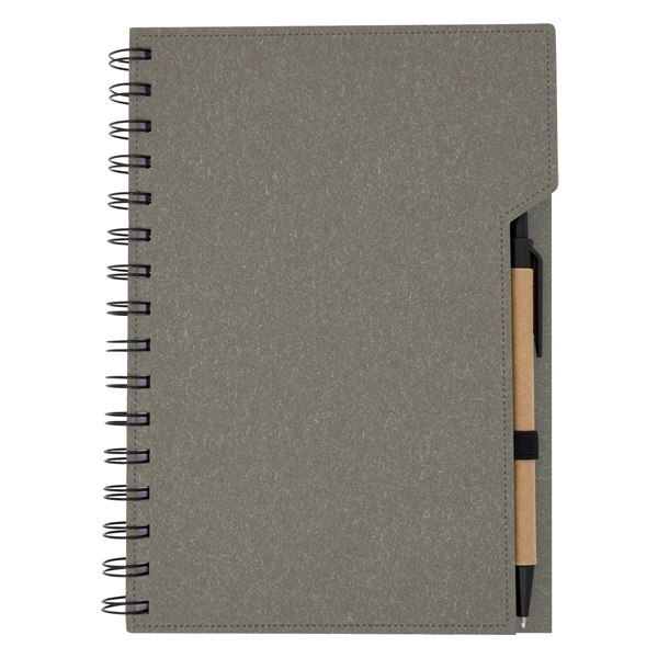 Inspire spiral notebook with 80 lined pages, a sticky notepad, and... from ASI 61125 Hit Promotional Products / Hit®