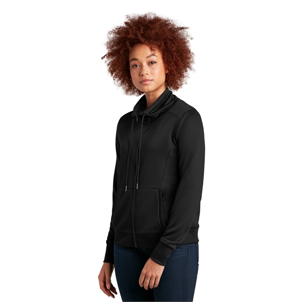 New Era Ladies Performance Terry Full-Zip Cowl... from ASI 84863 SanMar