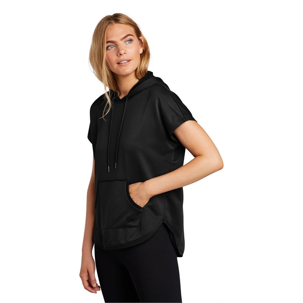 New Era Ladies Performance Terry Short Sleeve Hoodie... from ASI 84863 SanMar