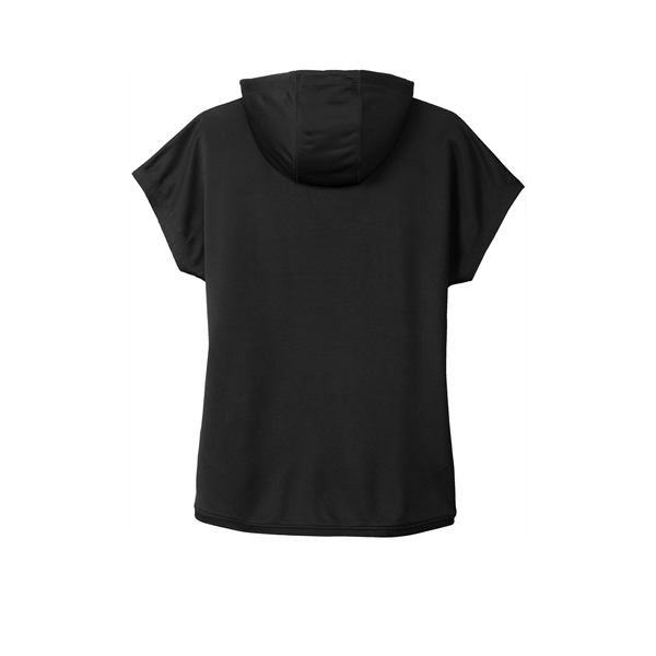 New Era Ladies Performance Terry Short Sleeve Hoodie... from ASI 84863 SanMar