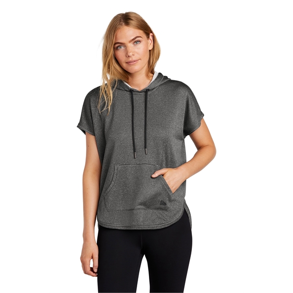 New Era Ladies Performance Terry Short Sleeve Hoodie... from ASI 84863 SanMar