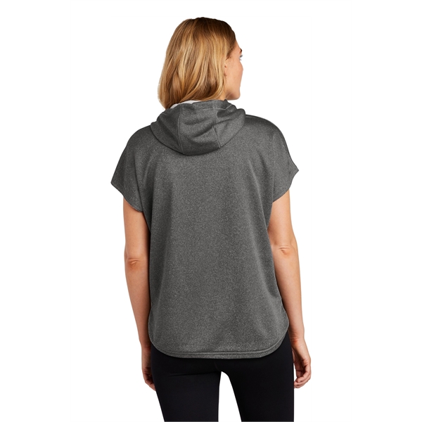 New Era Ladies Performance Terry Short Sleeve Hoodie... from ASI 84863 SanMar