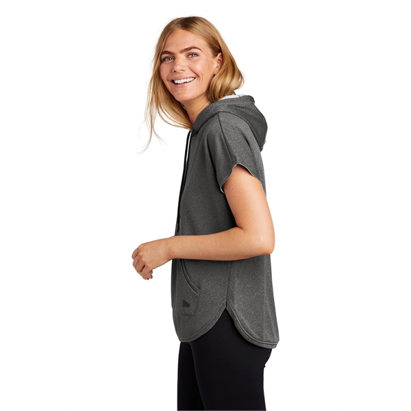 New Era Ladies Performance Terry Short Sleeve Hoodie... from ASI 84863 SanMar