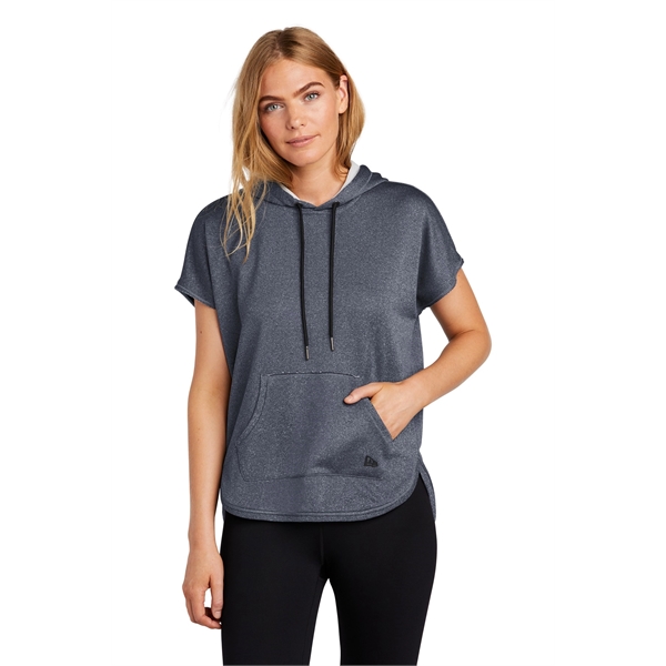 New Era Ladies Performance Terry Short Sleeve Hoodie... from ASI 84863 SanMar