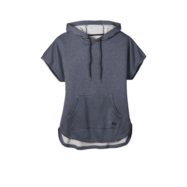 New Era Ladies Performance Terry Short Sleeve Hoodie... from ASI 84863 SanMar
