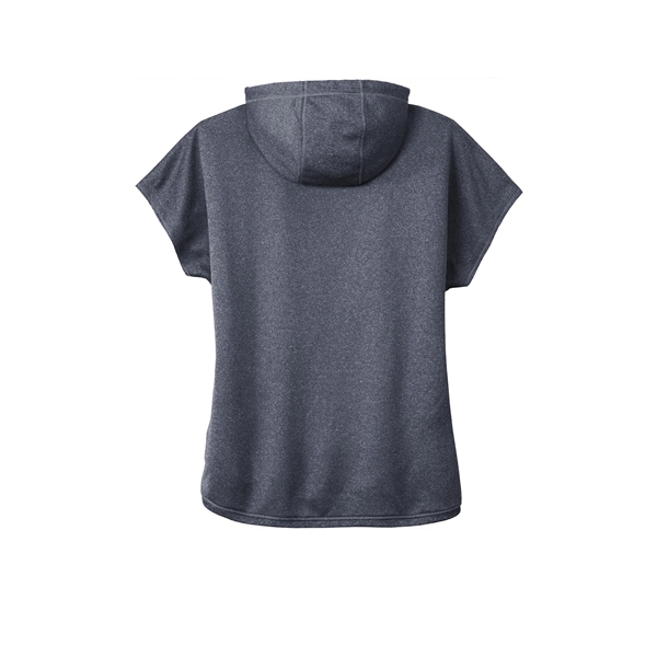 New Era Ladies Performance Terry Short Sleeve Hoodie... from ASI 84863 SanMar