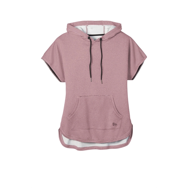 New Era Ladies Performance Terry Short Sleeve Hoodie... from ASI 84863 SanMar