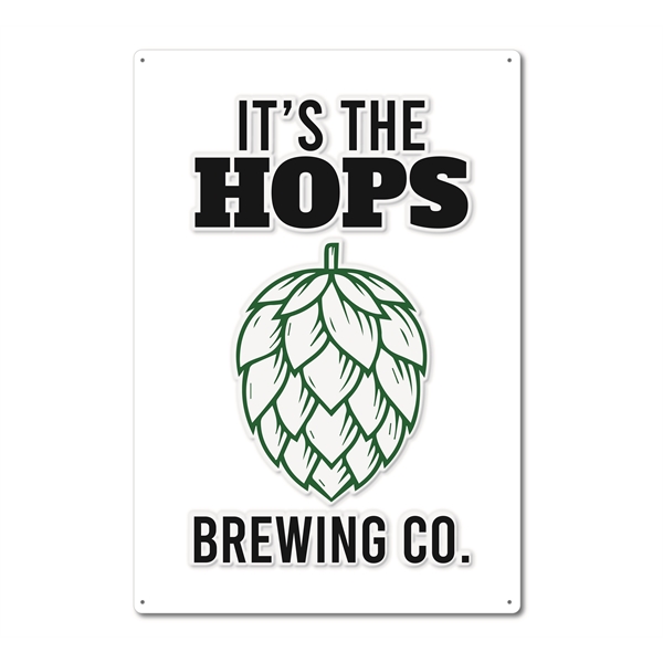 17.5" x 12" Rectangle .020 Aluminum Four Color Process Custom Tin... from ASI 53430 Executive Line / Executive Line®