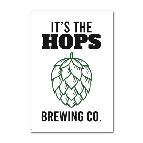 17.5" x 12" Rectangle .020 Aluminum Four Color Process Custom Tin... from ASI 53430 Executive Line / Executive Line®