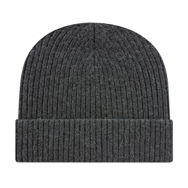 Premium blend knit beanie cap with cuff and tonal CA embroidered... from ASI 43792 Cap America Inc