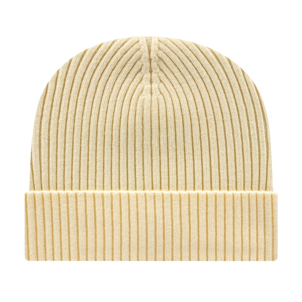 Premium blend knit beanie cap with cuff and tonal CA embroidered... from ASI 43792 Cap America Inc