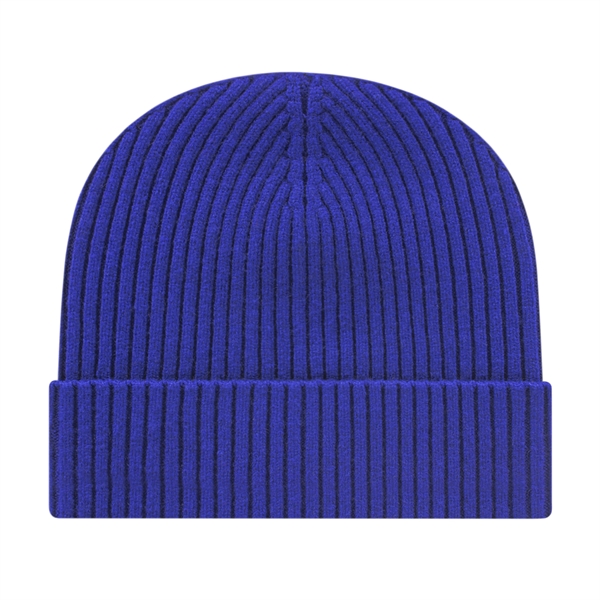 Premium blend knit beanie cap with cuff and tonal CA embroidered... from ASI 43792 Cap America Inc