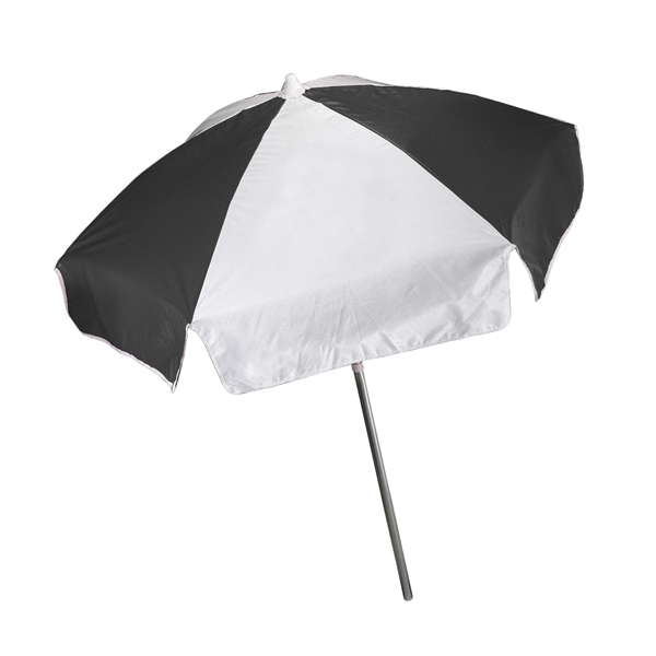 Vinyl patio/cafe style umbrella with 6 panel construction, 78" arc, 2-piece... from ASI 76730 Peerless Umbrella Co Inc