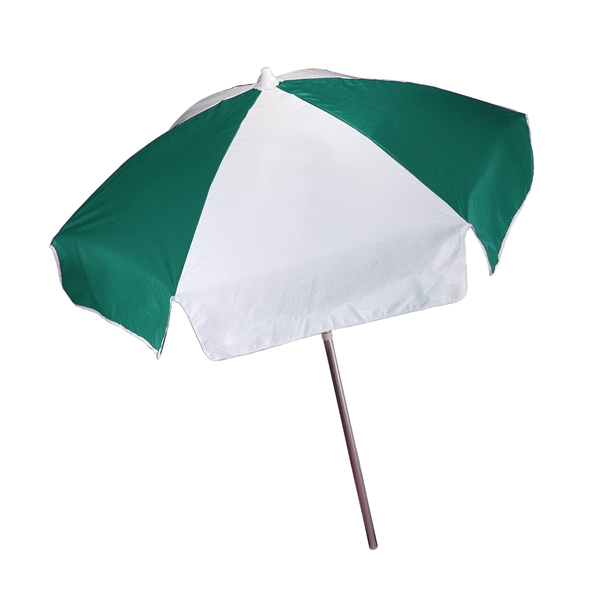 Vinyl patio/cafe style umbrella with 6 panel construction, 78" arc, 2-piece... from ASI 76730 Peerless Umbrella Co Inc