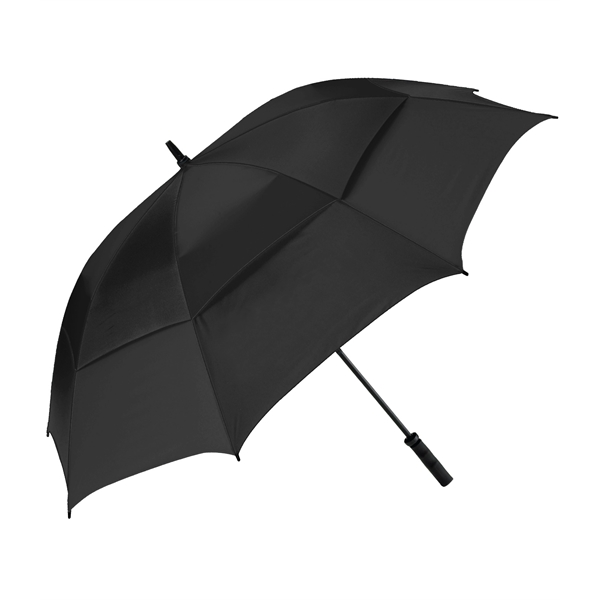 Nylon golf umbrella with vented technology, 62" arc, fiberglass shaft, fiberglass... from ASI 76730 Peerless Umbrella Co Inc