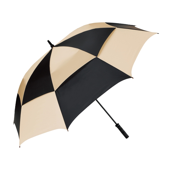 Nylon golf umbrella with vented technology, 62" arc, fiberglass shaft, fiberglass... from ASI 76730 Peerless Umbrella Co Inc