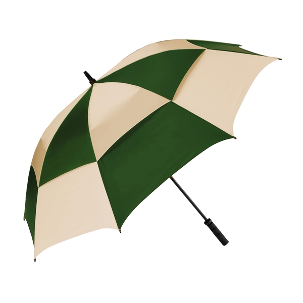 Nylon golf umbrella with vented technology, 62" arc, fiberglass shaft, fiberglass... from ASI 76730 Peerless Umbrella Co Inc