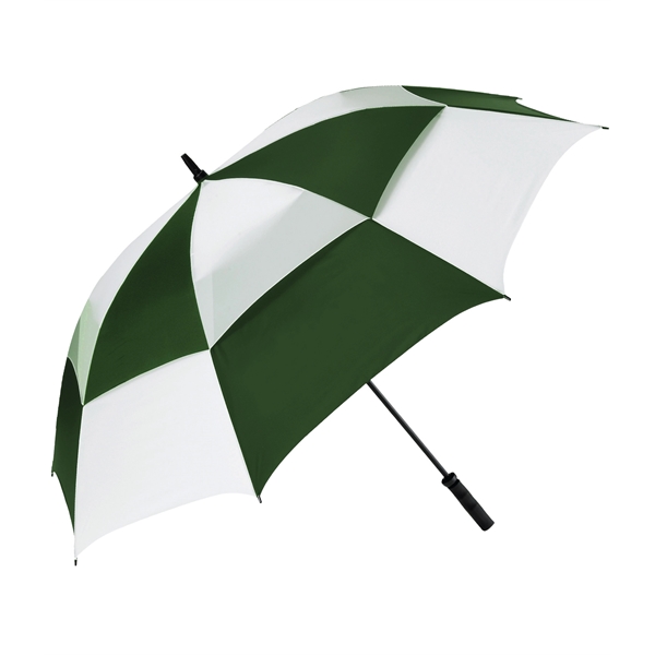 Nylon golf umbrella with vented technology, 62" arc, fiberglass shaft, fiberglass... from ASI 76730 Peerless Umbrella Co Inc