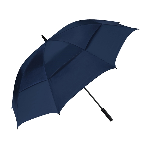 Nylon golf umbrella with vented technology, 62" arc, fiberglass shaft, fiberglass... from ASI 76730 Peerless Umbrella Co Inc