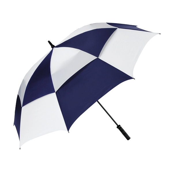 Nylon golf umbrella with vented technology, 62" arc, fiberglass shaft, fiberglass... from ASI 76730 Peerless Umbrella Co Inc