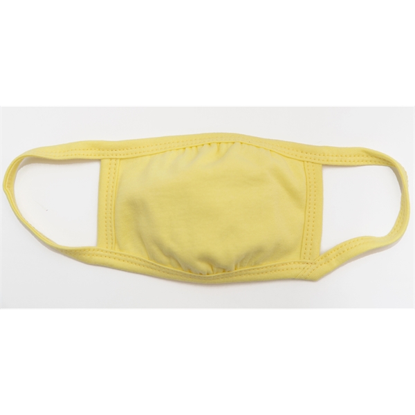 5 1/4" x 4" three-ply cotton and spandex kid-sized face reusable... from ASI 31978 Admanline