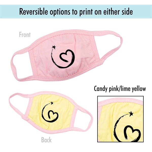 5 3/4" x 4 1/2" cotton and spandex junior-sized reusable face... from ASI 31978 Admanline