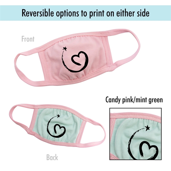 5 3/4" x 4 1/2" cotton and spandex junior-sized reusable face... from ASI 31978 Admanline