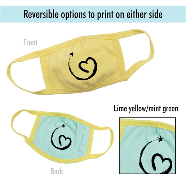 5 3/4" x 4 1/2" cotton and spandex junior-sized reusable face... from ASI 31978 Admanline