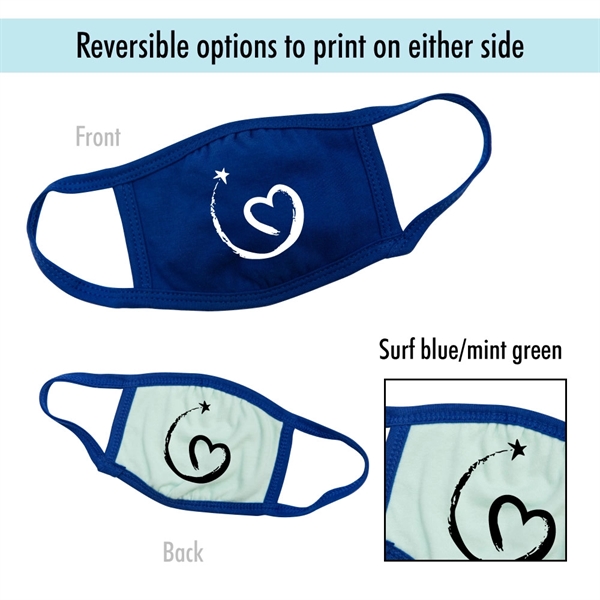 5 3/4" x 4 1/2" cotton and spandex junior-sized reusable face... from ASI 31978 Admanline