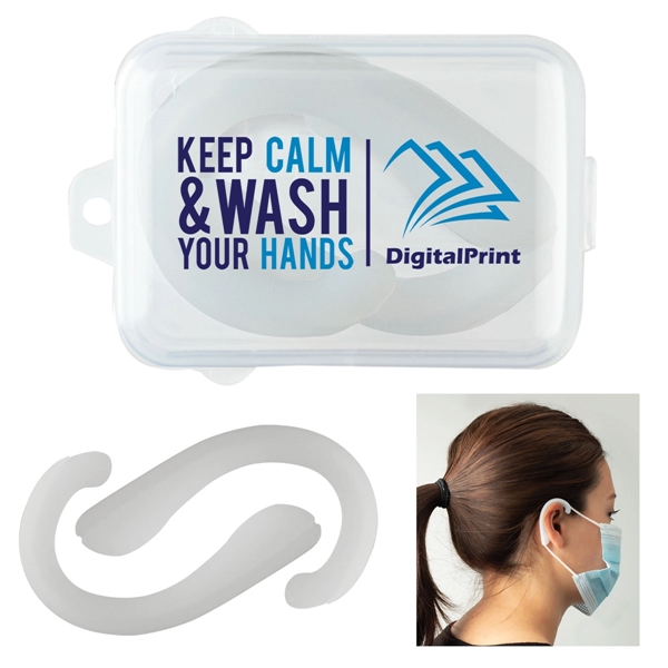 Silicone mask ear guards in a carrying case.... from ASI 62190 Illini