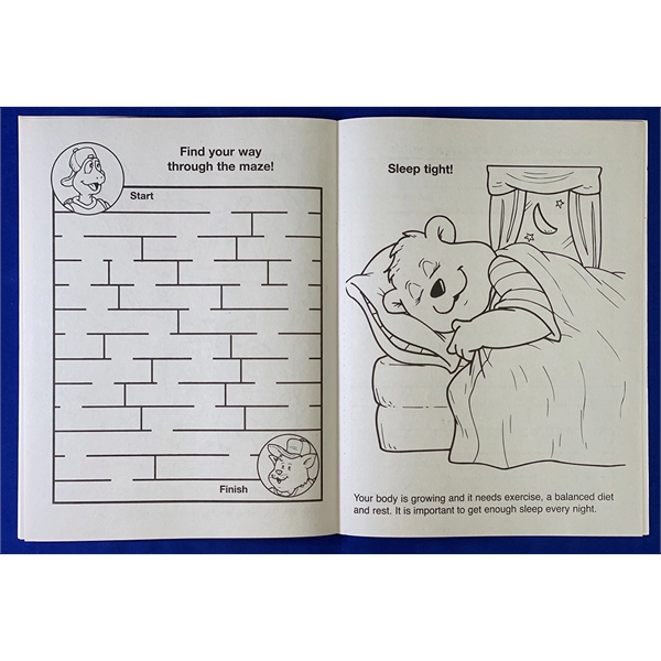 Exercise Can Be Fun educational coloring and activity book.... from ASI 45815 Coloring Book Solutions / Coloring Book Solutions™ LivRite