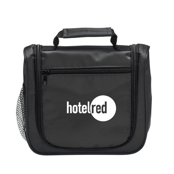 420D twill polyester toiletry bag makes the perfect water-resistant travel companion.... from ASI 84592 St Regis Group